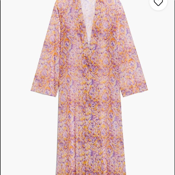 Savage X Fenty Multicolor Cyber Cat Print Cyber Cat Long Robe - Picture 6 of 13